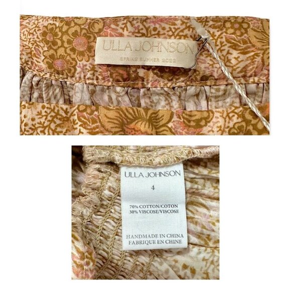 Ulla Johnson Warner Blouse In Meadow Size‎ 4, New with tag - Picture 4 of 13